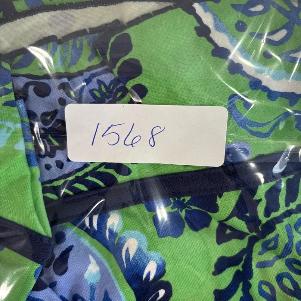 Ana Clare Womens Paisley Skort Size Small Green Blue Pockets Golf Activewear - Picture 7 of 7